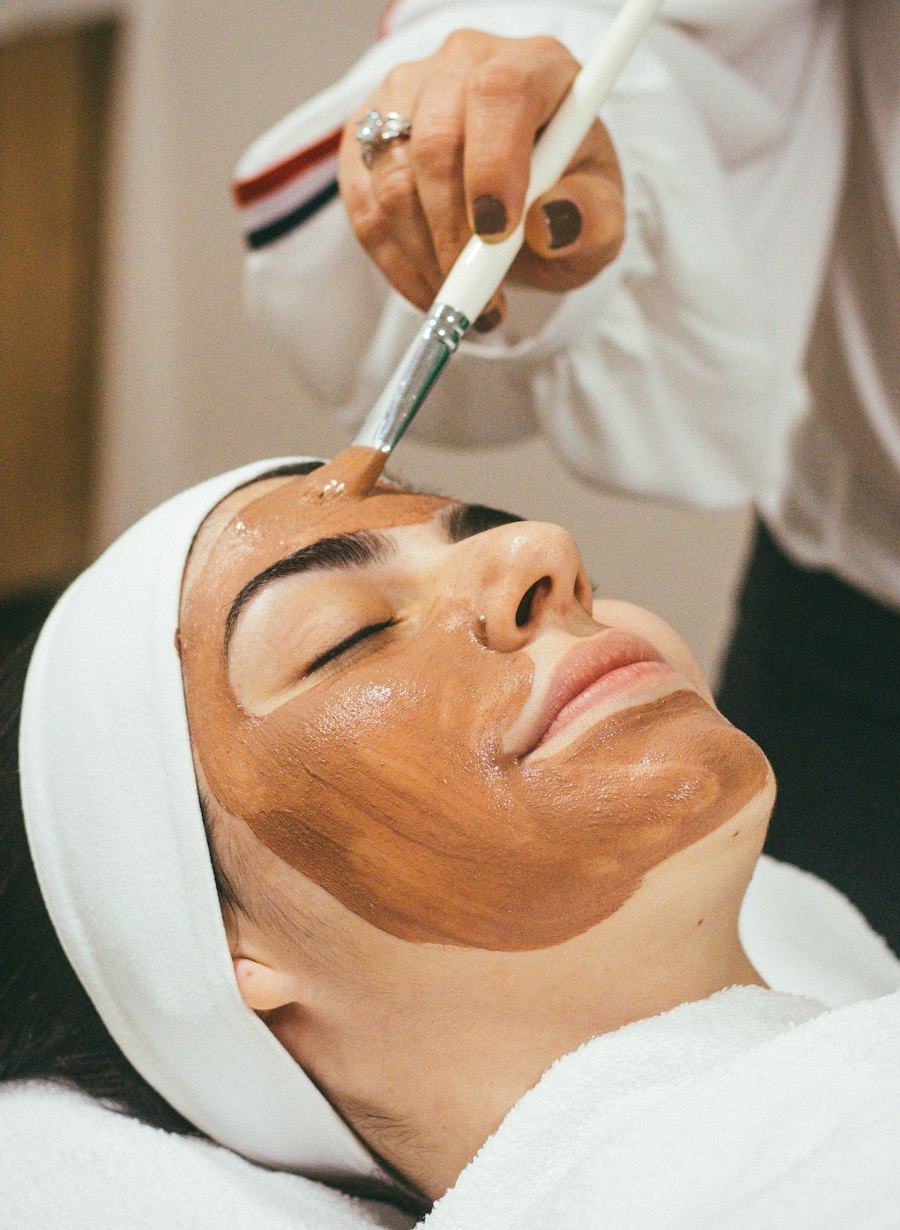 Atendimento em clínica de estética